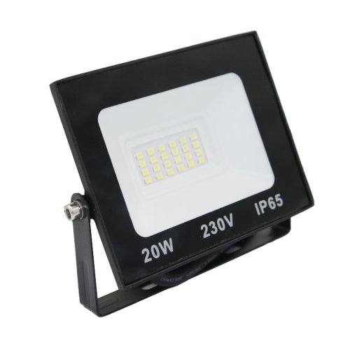 ΠΡΟΒΟΛΕΑΣ LED-SMD 20W 230V 4000K IP65 ΜΑΥΡΟΣ 2