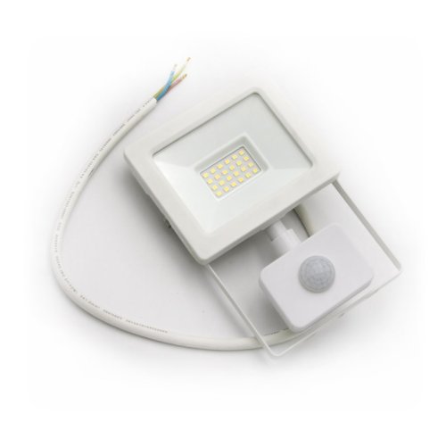 ΠΡΟΒΟΛΕΑΣ LED SMD 20W ΜΕ ΑΝΙΧΝΕΥΤΗ ΚΙΝΗΣ.4100K IP65 ΛΕΥΚOΣ 2