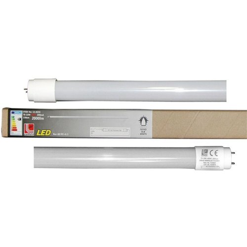 LED ΛΑΜΠΑ ΓΥΑΛΙΝΗ T8 150cm 24W 230V ΔΙΠΛΗΣ ΤΡΟΦΟΔΟΣ. ΛΕΥΚΟ 2
