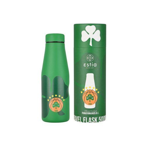 ESTIA ΘΕΡΜΟΣ TRAVEL FLASK PANATHINAIKOS BC EDITION 500ml