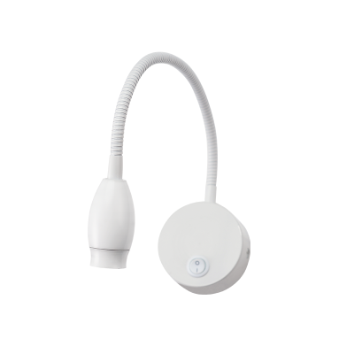 ΕΠΙΤΟΙΧΟ ΣΠΟΤ ΣΠΙΡΑΛ LED 3W ΜΑΤ ΛΕΥΚΟ 50° 210Lm...