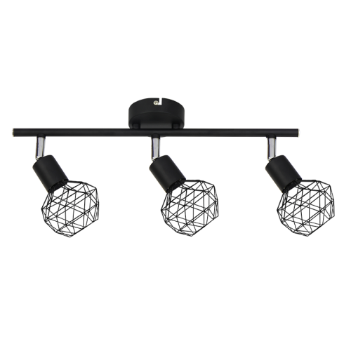 ΣΠΟΤ III 3XE14 ΜΑΥΡΟ ΠΛΕΓΜΑ 46X12,5X19,5CM ALADDIN 2