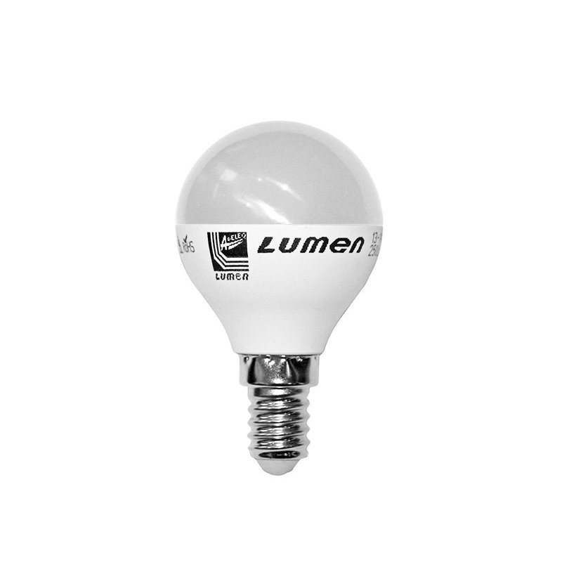 LED ΛΑΜΠΑ ΣΦΑΙΡΙΚΟ Ε14 5W 230V ΛΕΥΚΟ 4000Κ
