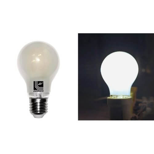 LED ΛΑΜΠΑ COG ΑΧΛΑΔΙ ΜΑΤ Ε27 6W 230V ΨΥΧΡΟ 2