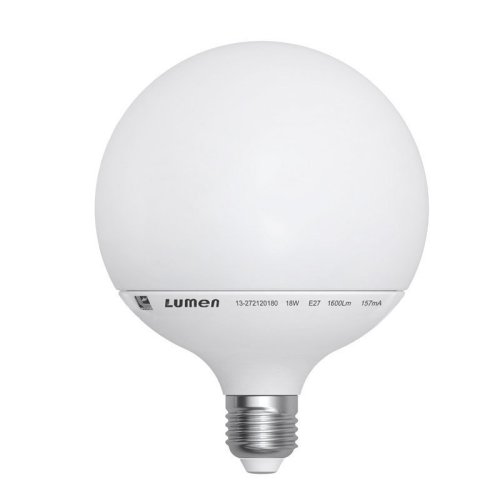 LED ΛΑΜΠΑ GLOBE Φ120 E27 18W 230V ΨΥΧΡΟ 6200Κ 2