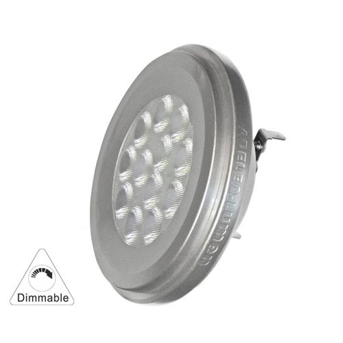 LED ΛΑΜΠΑ ΑΛΟΥΜΙΝΙΟΥ AR111 12W 12VAC/DC ΝΤΙΜΑΡΙΖ.36° ΨΥΧΡΟ 2