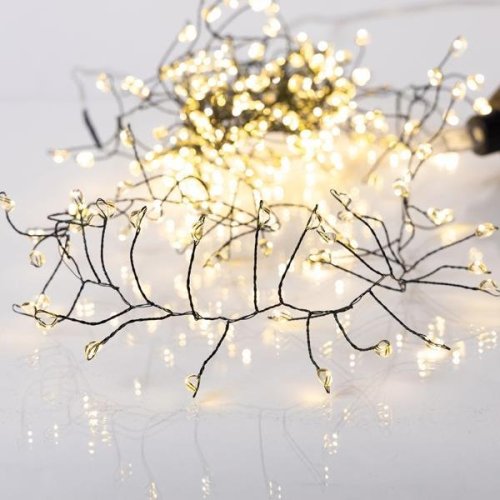 CLUSTER 3m, 240 MINI LED ΣΕ ΣΙΛΙΚΟΝΗ, ΜΕΤΑΣΧΗΜΑΤΙΣΤΗ,...