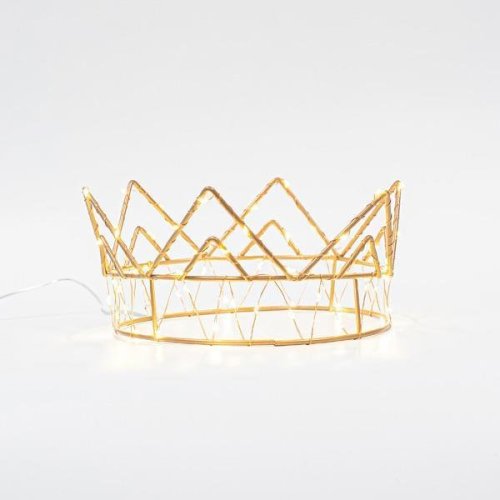 ΜΠΡΟΝΖΕ ΚΟΡΩΝΑ ΦΩΤΙΖΟΜΕΝΗ 21Χ9, 70 ΜΙΝΙ LED, ΜΠΑΤΑΡΙΑΣ,...