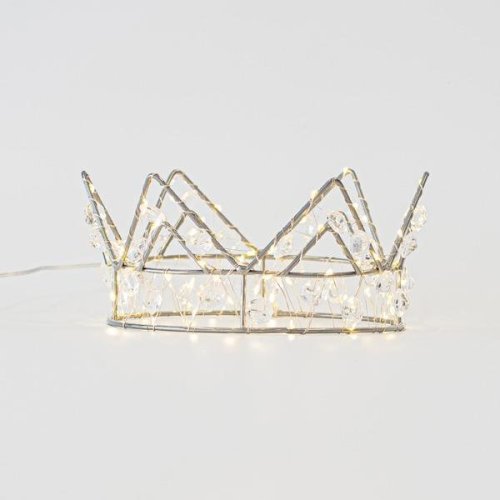 ΦΩΤΙΖΟΜΕΝΗ ΚΟΡΩΝΑ 21Χ9 ΜΕ ΚΡΥΣΤΑΛΛΑΚΙΑ, 70 MINI LED,...