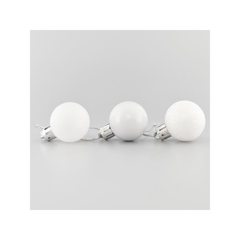 ΜΠΑΛΑ ΠΛΑΣΤΙΚΗ, ΛΕΥΚΗ, ΣΕΤ 24ΤΜΧ, 3cm