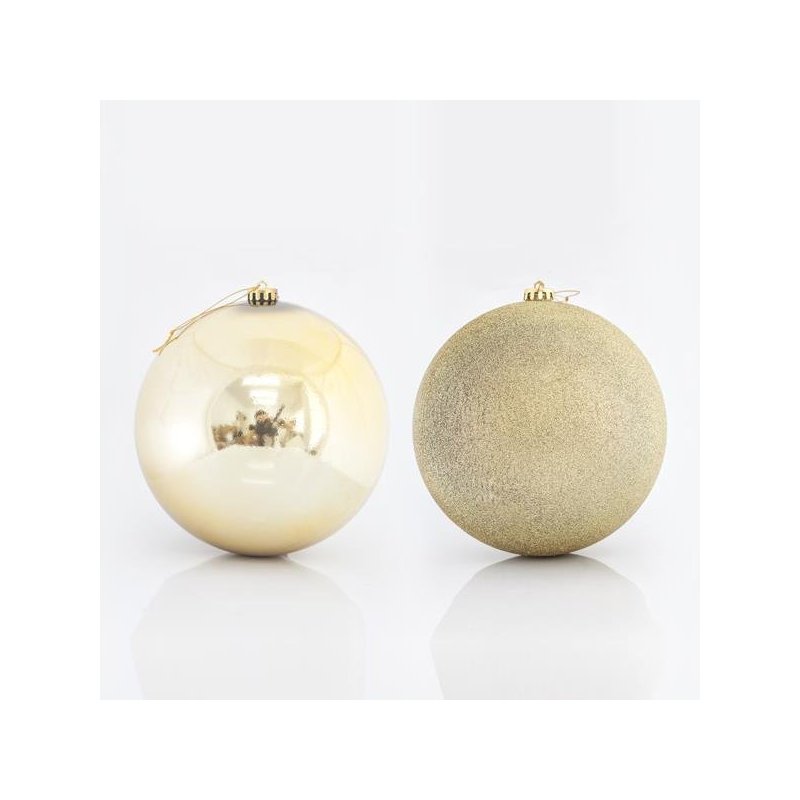 ΜΠΑΛΑ ΠΛΑΣΤΙΚΗ, ΧΡΥΣΗ, ΣΕΤ 2ΤΜΧ, 20cm