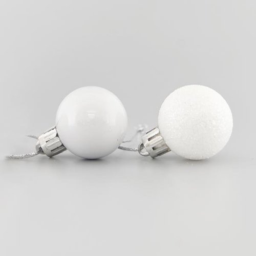 ΜΠΑΛΑ ΠΛΑΣΤΙΚΗ, ΛΕΥΚΗ, ΣΕΤ 27ΤΜΧ, (9 ΠΕΡΛΕ , 18 GLITTER),...