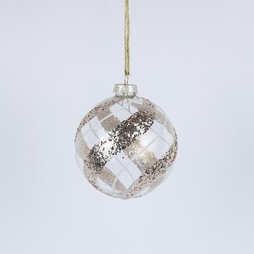 ΓΥΑΛΙΝΗ ΜΠΑΛΑ, ΣΑΜΠΑΝΙ, ΣΕΤ 4ΤΜΧ, 10cm