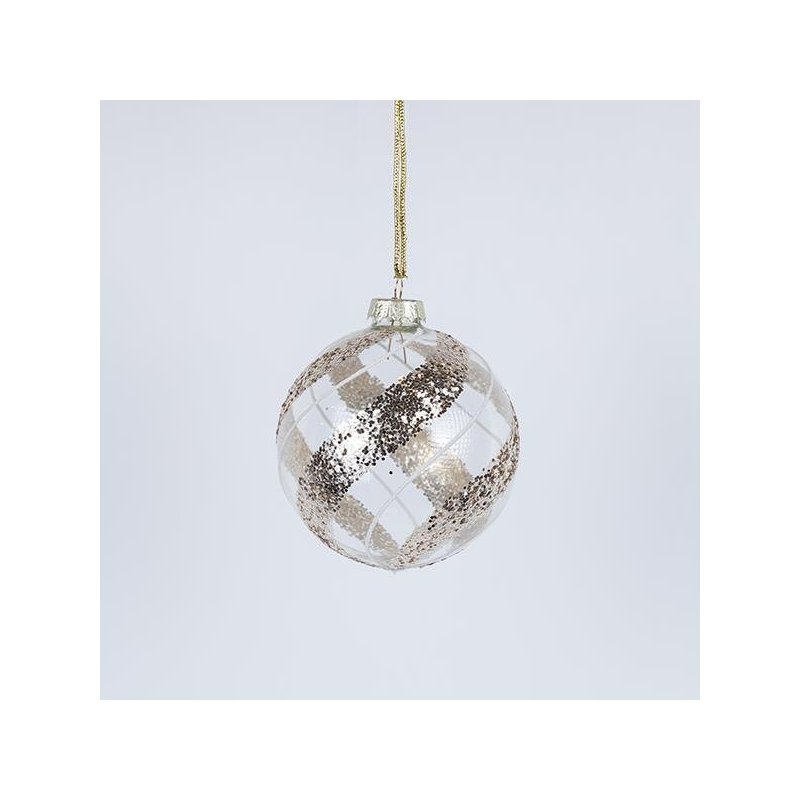 ΓΥΑΛΙΝΗ ΜΠΑΛΑ, ΣΑΜΠΑΝΙ, ΣΕΤ 4ΤΜΧ, 10cm