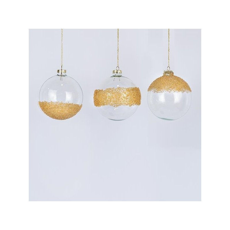 ΓΥΑΛΙΝΕΣ ΜΠΑΛΕΣ, ΔΙΑΦΑΝΕΣ ΜΕ ΣΑΜΠΑΝΙ ΣΧΕΔΙΑ, 3 ΣΧΕΔΙΑ, ΣΕΤ 4ΤΜΧ,8CM