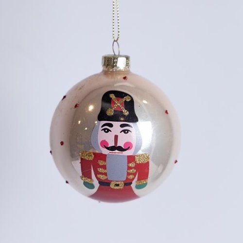 ΓΥΑΛΙΝΕΣ ΜΠΑΛΕΣ, ΣΑΜΠΑΝΙ ΜΕ ΚΑΡΥΟΘΡΑΥΣΤΗ, ΣΕΤ 4ΤΜΧ,8CM