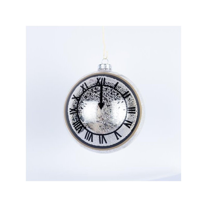 ΓΥΑΛΙΝΗ ΜΠΑΛΑ, ΣΑΜΠΑΝΙ, ΜΕ ΣΧΕΔΙΟ ΡΟΛΟΙ, ΣΕΤ 2ΤΜΧ, 12cm