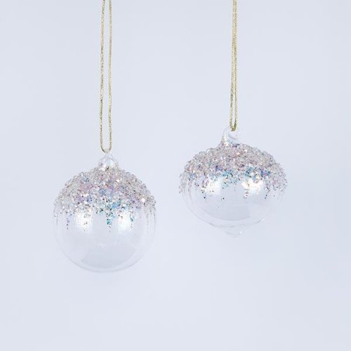 ΓΥΑΛΙΝΗ ΜΠΑΛΑ, ΔΙΑΦΑΝΗ, ΜΕ ΔΙΑΦΑΝΕΣ ΧΑΝΤΡΕΣ, 2 ΣΧΗΜΑΤΑ,...