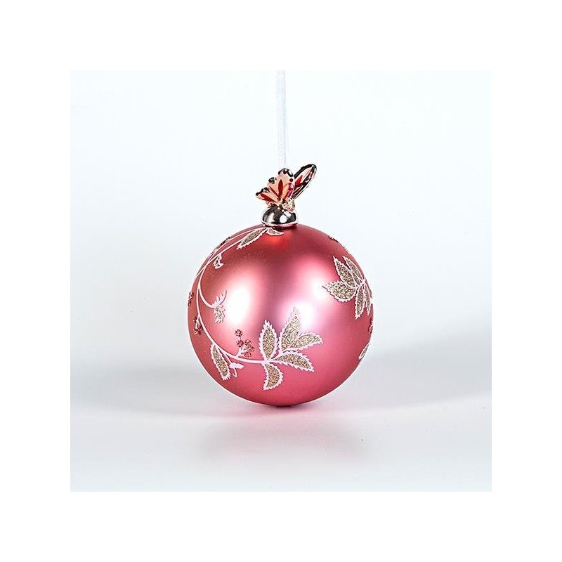 ΓΥΑΛΙΝΗ ΜΠΑΛΑ, ΣΑΠΙΟ ΜΗΛΟ ΜΕ ΠΟΡΣΕΛΑΝΙΝΗ ΠΕΤΑΛΟΥΔΑ, 1ΤΜΧ, 10cm