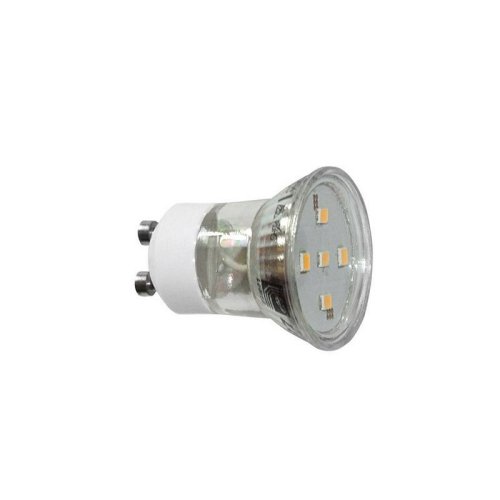 LED ΛΑΜΠΑ GU10 MR11 ΓΥΑΛΙΝΟ 2W 105° ΘΕΡΜΟ 3000Κ 2