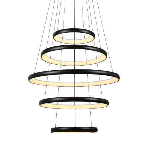 ΚΡΕΜΑΣΤΟ Φ/Σ LED 80W 6400LM CCT IP20 ΜΑΥΡΟ ΜΕΤΑΛΛΙΚΟ +...