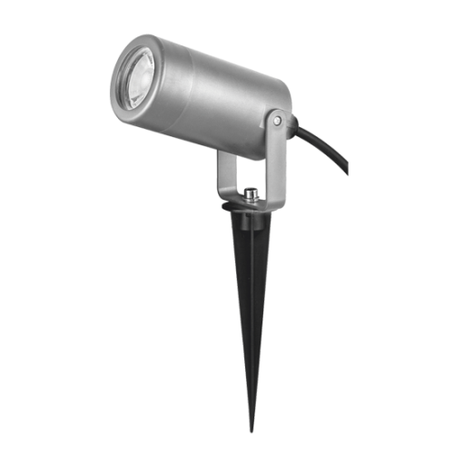 GREY SPOT LUMINAIRE GU10 MAX. 3W LED IP65 & GARDEN SPIKE 2
