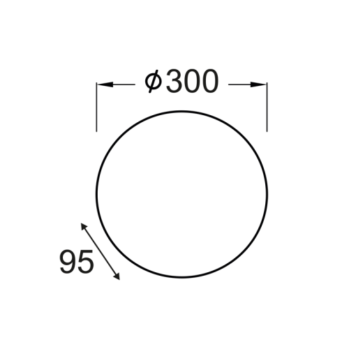 ΠΛΑΦΟΝΙΕΡΑ Φ40 ΛΕΥΚΟ ΓΥΑΛΙ ALBATRE 2