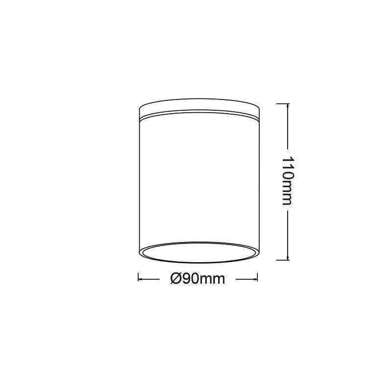 ^GU10 ROUND CEILING LUMINAIRE 230V AC GOLDEN...