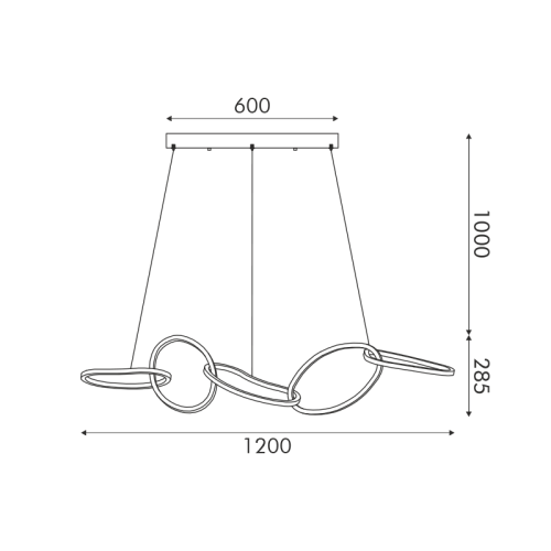 ΚΡΕΜΑΣΤΟ Φ/Σ LED 72W 5700LM CCT IP20 ΧΡΥΣΟ ΑΤΣΑΛΙ + ΑΚΡΥΛΙΚΟ 2