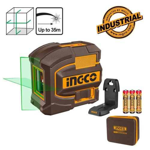 Αυτοαλφαδιαζόμενο Πράσινο Laser Σταυρού 2 Ακτίνων