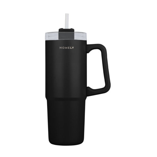 ΘΕΡΜΟΣ STRAW TUMBLER 900ml MIDNIGHT BLACK
