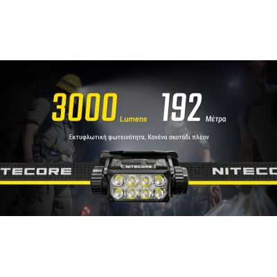 ΦΑΚΟΣ LED NITECORE HEADLAMP HC75 UHE, 3000 Lumens