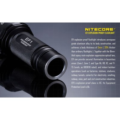 ΦΑΚΟΣ LED NITECORE EXPLOSION-PROOF EF1
