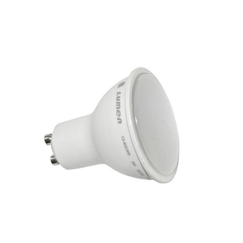 LED ΛΑΜΠΑ GU10 3W 230V 105° ΘΕΡΜΟ 3000Κ 2