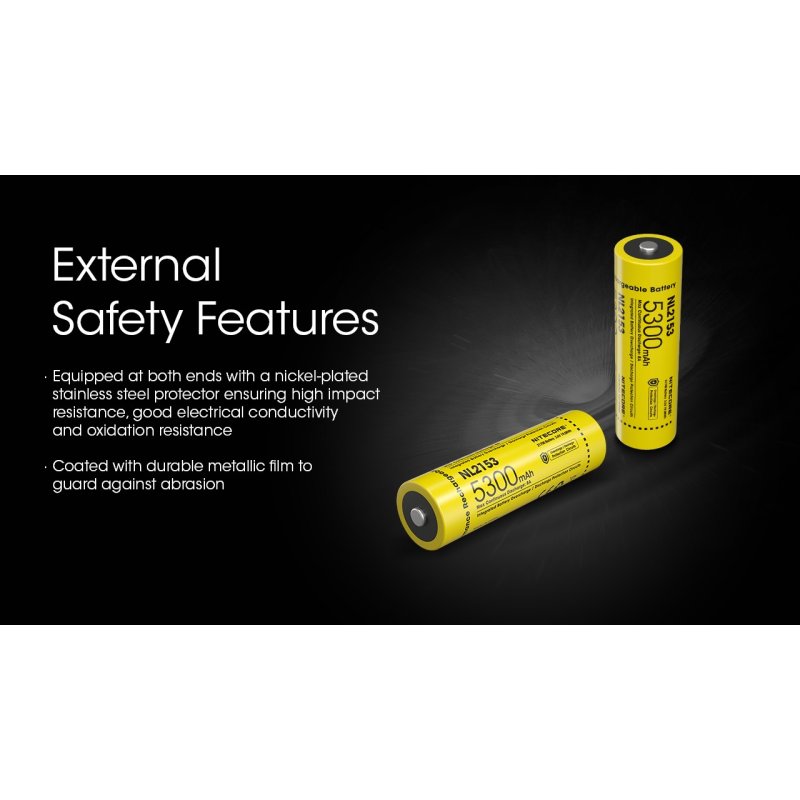 ΜΠΑΤΑΡΙΑ NITECORE 21700 / 5300mAh (τιμή τεμαχίου)