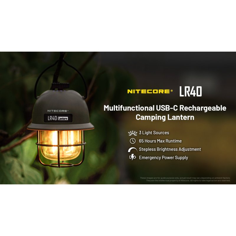 ΦΑΚΟΣ LED NITECORE L series LR40 White