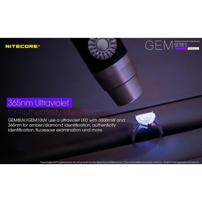 ΦΑΚΟΣ LED NITECORE GEMSTONE GEM10UV