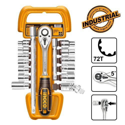 Καρυδάκια 1/2" Σετ 17 τεμ. 2