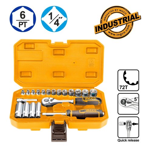 Κασετίνα Καρυδάκια 1/4" Σετ 20 τεμ. 2