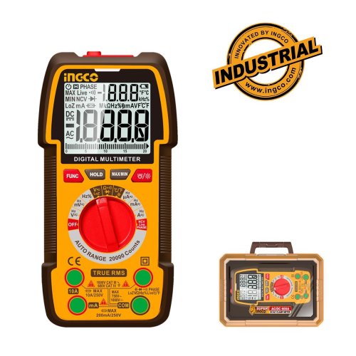 Ψηφιακό Πολύμετρο 1000V True RMS με Μέτρηση AC/DC/... 2