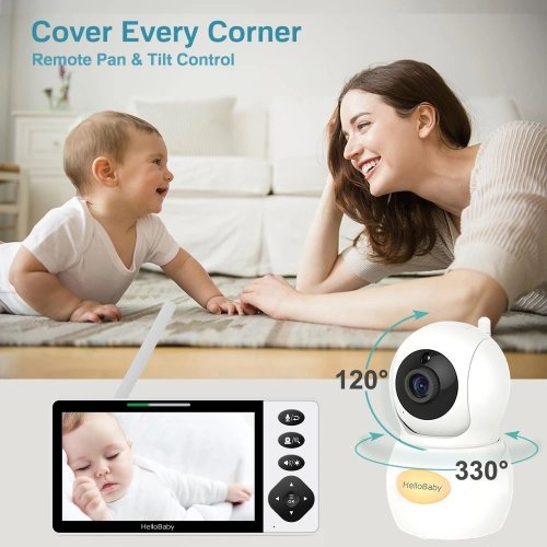 HELLOBABY ενδοεπικοινωνία μωρού HB6084L με κάμερα & οθόνη... 2