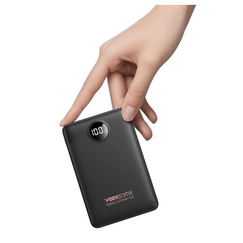 Veektomx VT103 - Power Bank 22.5W 10000mAh 38.5Wh USB C...