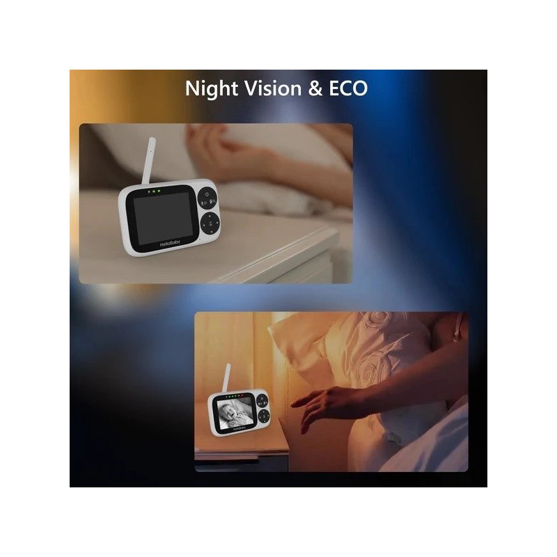 HELLOBABY ενδοεπικοινωνία μωρού HB2033 με...