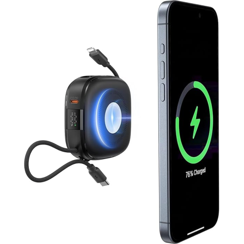 Charmast W1205 PD20W MagCore 3-in-1 Magnetic Wireless...