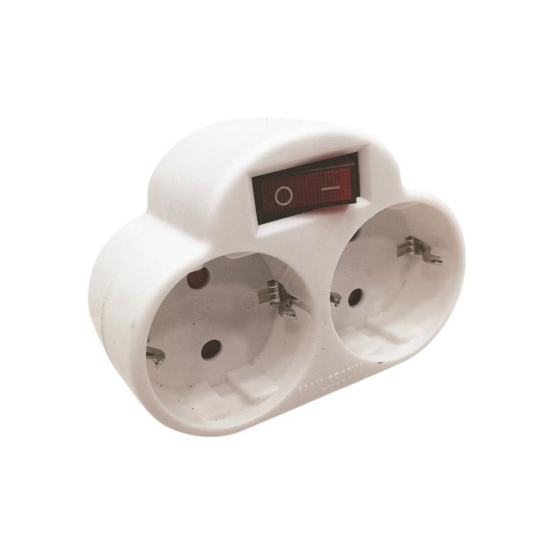 ΑΝΤΑΠΤΟΡΑΣ AΠO ENA ΣΟΥΚΟ ΣE ΔYO ΣΟΥΚΟ ΜΕ ΔΙΑΚΟΠΤΗ & ΠΡΟΣΤΑΣΙΑ ΕΠΑΦΩΝ