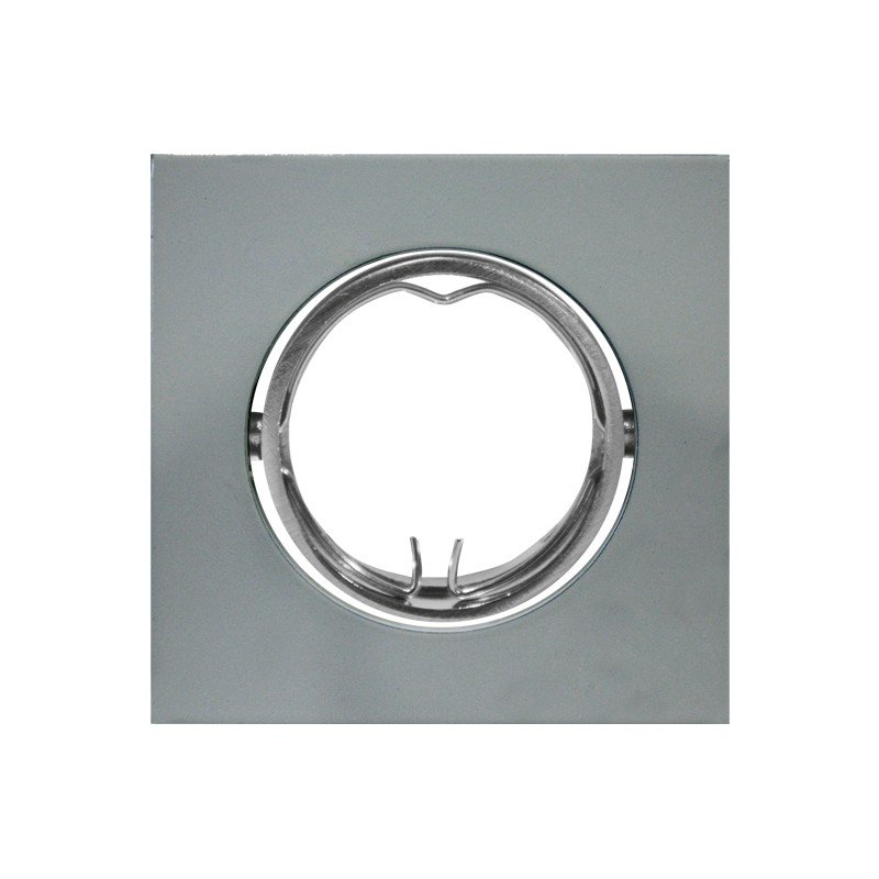 ΣΠΟΤ ΕΣΩΤΕΡΙΚΟΥ ΧΩΡΟΥ ΧΩΝΕΥΤΟ ΚΙΝΗΤΟ ΤΕΤΡΑΓΩΝΟ ΑΛΟΥΜΙΝΙΟ ΜΕΤΑΛΛΙΚΟ ΓΚΡΙ ΣΥΜΒΑΤΙΚΟ 1xG4 IP20 Φ63mm