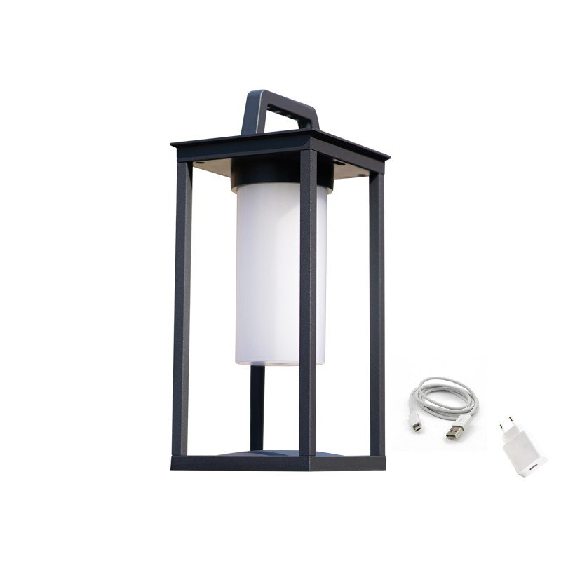 LED SMD TABLE BATTERY LUMINAIRE 3W 150LM 180° 3.000K DARK GREY CRI80 IP54