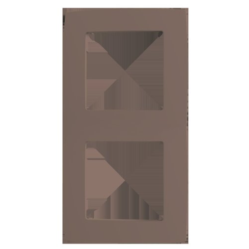 PRIME ΠΛΑΙΣΙΟ 2 ΘΕΣΕΩΝ ΕΚΡΟΥ IP20