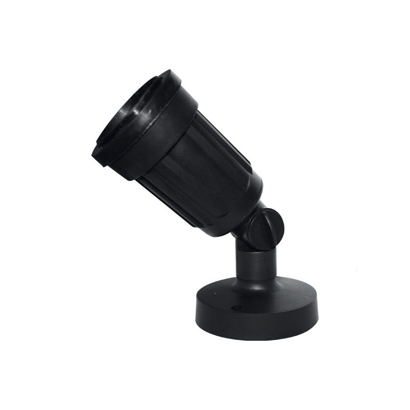 PAR38 - ΣΠΟΤ ΤΟΙΧΟΥ PC ΜΑΥΡΟ ΣΥΜΒΑΤΙΚΟ 1xΕ27 IP54 80x100x220mm