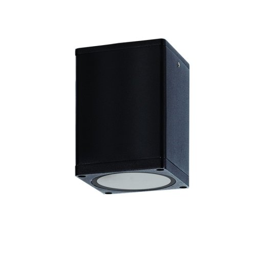 E27 PAR30 SQUARE CEILING LUMINAIRE 230V AC SAND BLACK...